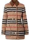 BURBERRY ICON STRIPE QUILTED JACKET