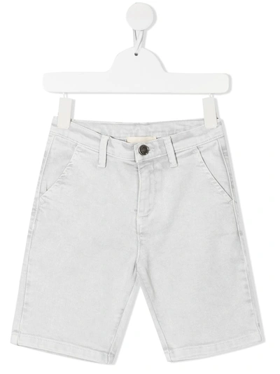 Douuod Kids' Knee-length Denim Shorts In Grey
