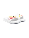 FENDI EMBOSSED LOGO SLIDES