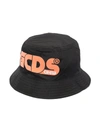 GCDS LOGO-PRINT BUCKET HAT