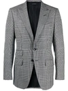 TOM FORD PRINCE OF WALES SINGLE-BREASTED BLAZER