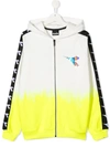 DIADORA JUNIOR TEEN LOGO-PRINT HOODED ZIP-UP