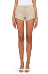 L Agence L'agence Audrey Cutoff Shorts In Biscuit
