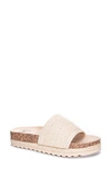 DIRTY LAUNDRY ESPADRILLE SLIDE SANDAL,DIAMONDS JUTE