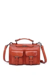 Old Trend Las Luna Leather Crossbody Bag In Cognac