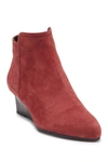 TOD'S GANCI SUEDE WEDGE ANKLE BOOTIE,439113889347