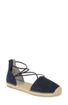 Eileen Fisher Suede Espadrille Loafer In Midnight Suede