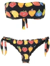 AMIR SLAMA FRUFRU BANDEAU BIKINI SET