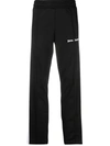 Palm Angels Navy Classic Track Pants In Black