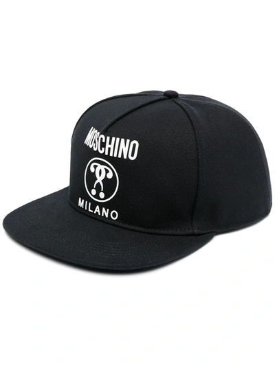 MOSCHINO LOGO-PRINT SIX-PANEL CAP