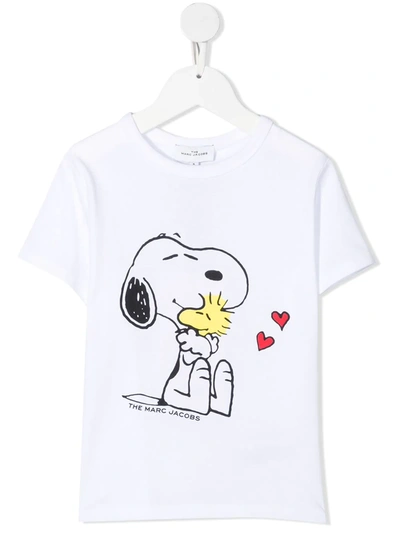 The Marc Jacobs Kids' X Peanuts Snoopy-print T-shirt In White
