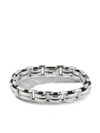 David Yurman Sterling Silver Deco Beveled Link Bracelet (7.5mm) In Silver