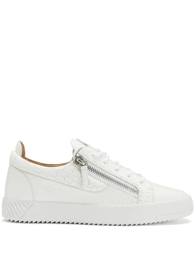 Giuseppe Zanotti Frankie Steel 低帮板鞋 In White