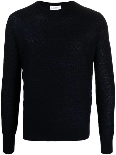 Ballantyne Cashmere Crewneck Jumper In Black