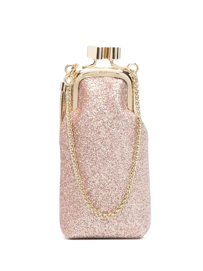 Furla 1927 Glitter-embellished Pouch In Pink