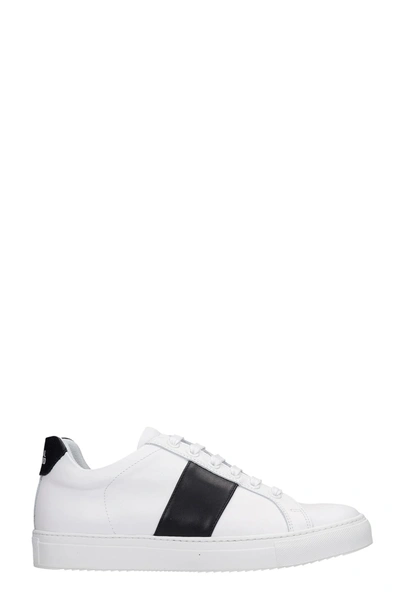 National Standard Edition 4 Sneakers In White Leather In White,navy