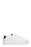 NATIONAL STANDARD EDITION 3 SNEAKERS IN WHITE LEATHER,M0321SL05