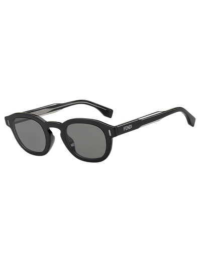 Fendi Ff M0100/g/s Sunglasses In A/ir Black Grey