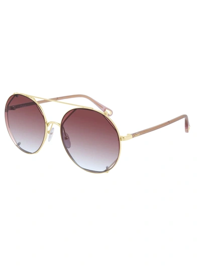 Chloé 17dv40r0a In Gold Pink Red