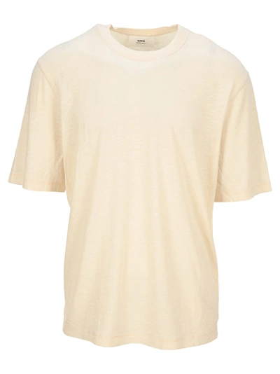 Ami Alexandre Mattiussi Ami Basic T-shirt In Off White