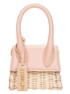 JACQUEMUS LE CHIQUITO BAG,211BA01211303170 LIGHTBEIGE