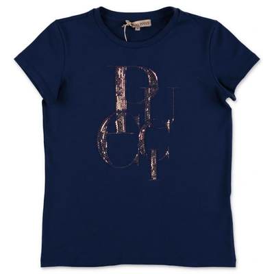 Emilio Pucci Kids' T-shirt In Blu