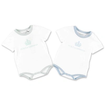 Dolce & Gabbana Babies' Jumpsuit In Bianco