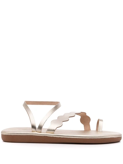 Ancient Greek Sandals Koralia Flat Sandals In Neutrals