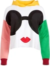 ALICE AND OLIVIA OSCAR FACE HOODIE