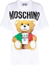 MOSCHINO ITALIAN TEDDY BEAR PRINT T-SHIRT