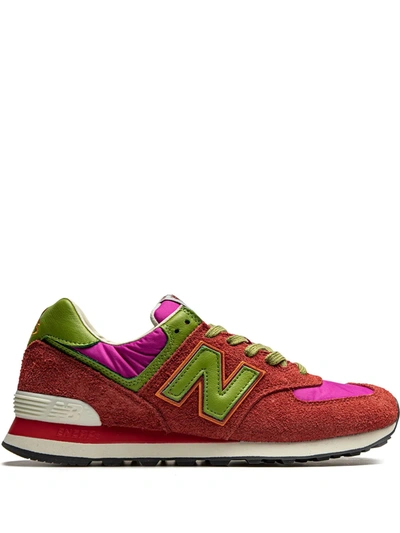 New Balance X Stray Rats Ml574rat Sneakers In Red