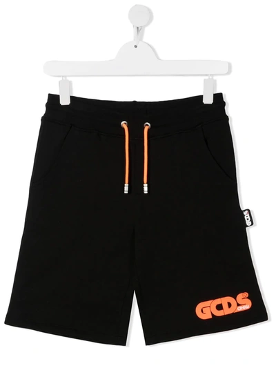 GCDS TEEN LOGO PRINT SHORTS