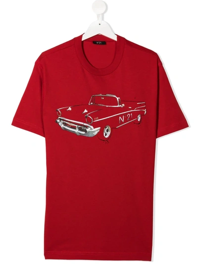 N°21 Teen T-shirt With Nº21 Kids Print In Unica