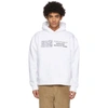 ACNE STUDIOS WHITE DIZONORD EDITION 'MUSIQUES TRADITIONELLES' HOODIE