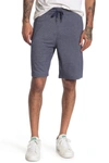 90 Degree By Reflex Terry Woven Shorts In Htr.navy