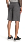 90 Degree By Reflex Terry Woven Shorts In Htr.charcoal