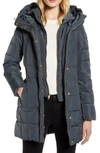 Cole Haan Signature Cole Haan Hooded Down & Feather Jacket In Graphite