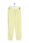 Abound Fleece Drawstring Jogger Pants In Green Limecream