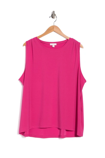 14th & Union Sleeveless Top In Pink Berry