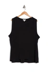 14th & Union Sleeveless Top In Black
