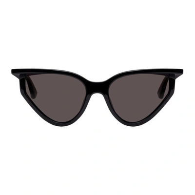 Balenciaga Black Extreme Rim Cat-eye Sunglasses