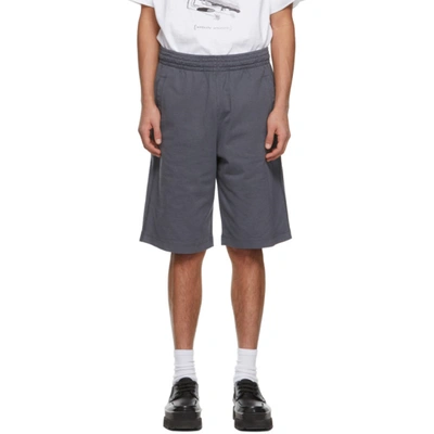 Acnestudios Frenemi Relaxed-fit Cotton-jersey Shorts In Grey