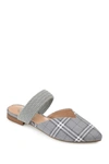 Journee Collection Journee Roxeene Slip-on Mule In Grey