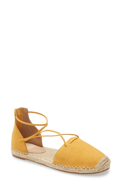 Eileen Fisher Lace Espadrille In Okra