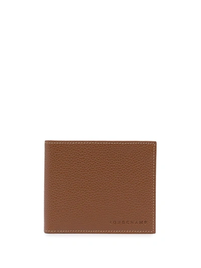 Longchamp Le Foulonné Bifold Wallet In Brown