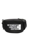 VETEMENTS LOGO印花腰包