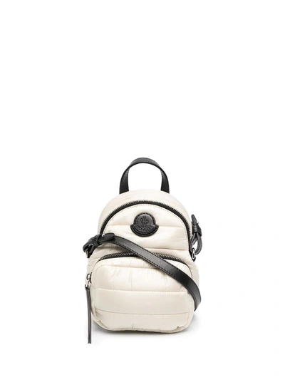 Moncler Logo-patch Micro Backpack In Neutrals