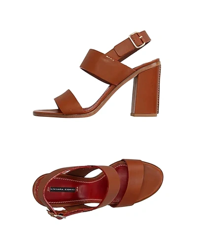Liviana Conti Sandals In Brown