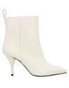 L'autre Chose Ankle Boots In Ivory