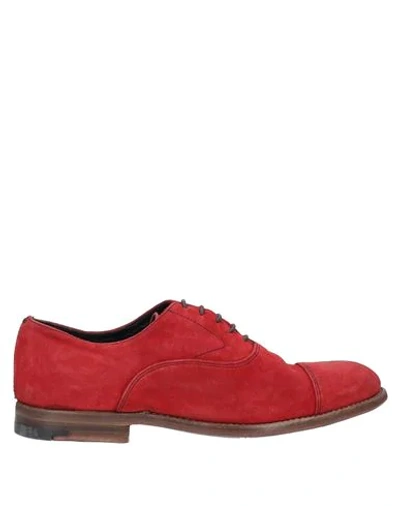 Alberto Fasciani Lace-up Shoes In Red
